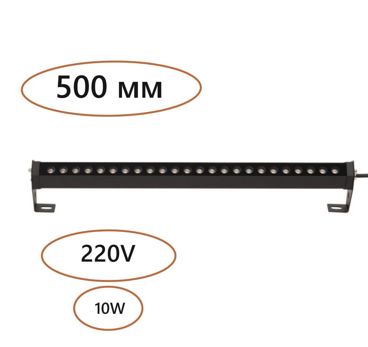 Уличные настенные светильники Фасадный светильник ODEON LIGHT 7040/10WL GRAZE LED 