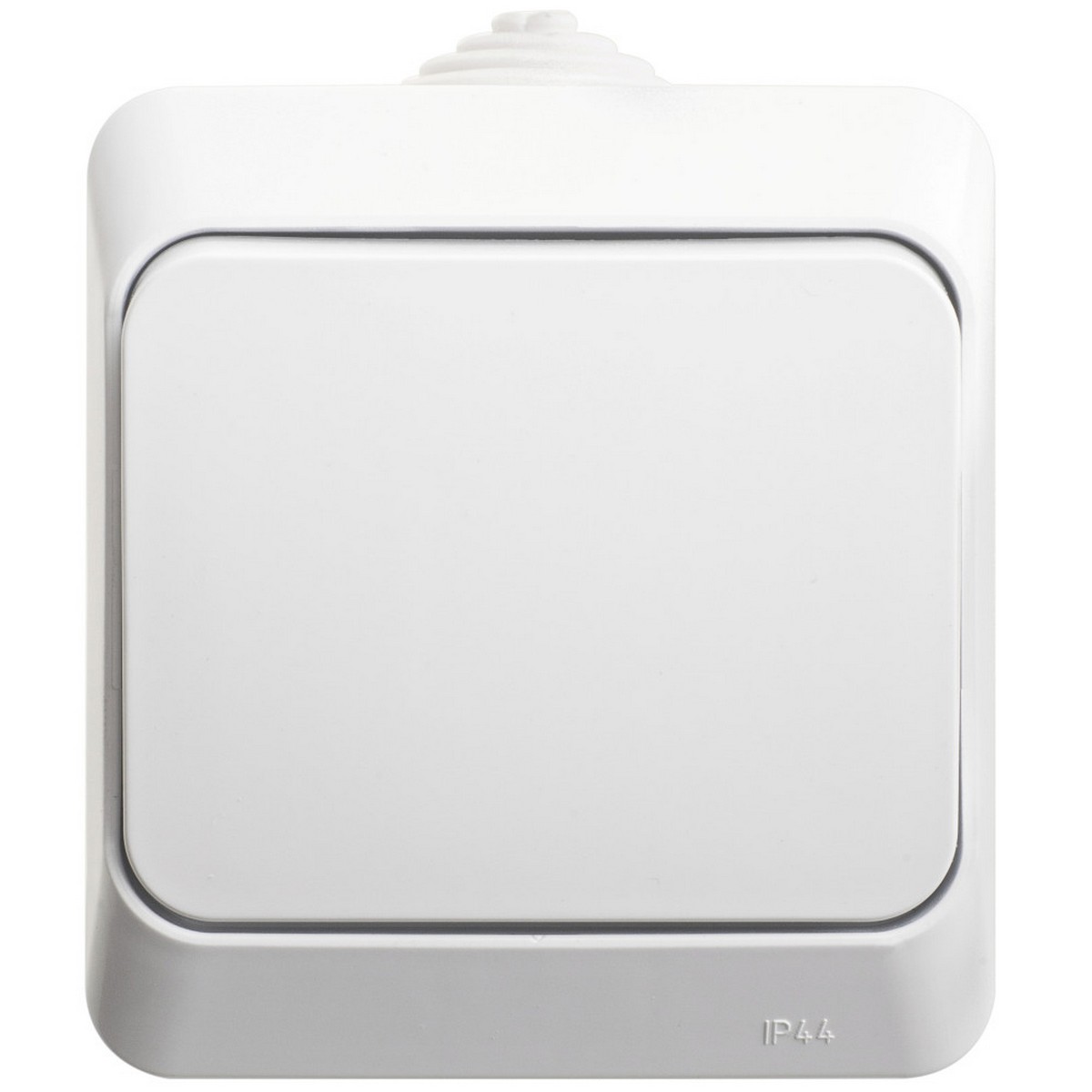 Этюд Белый Переключатель 1-клавишный Systeme Electric Этюд наружный Белый IP44 сх.6 BA10-046B