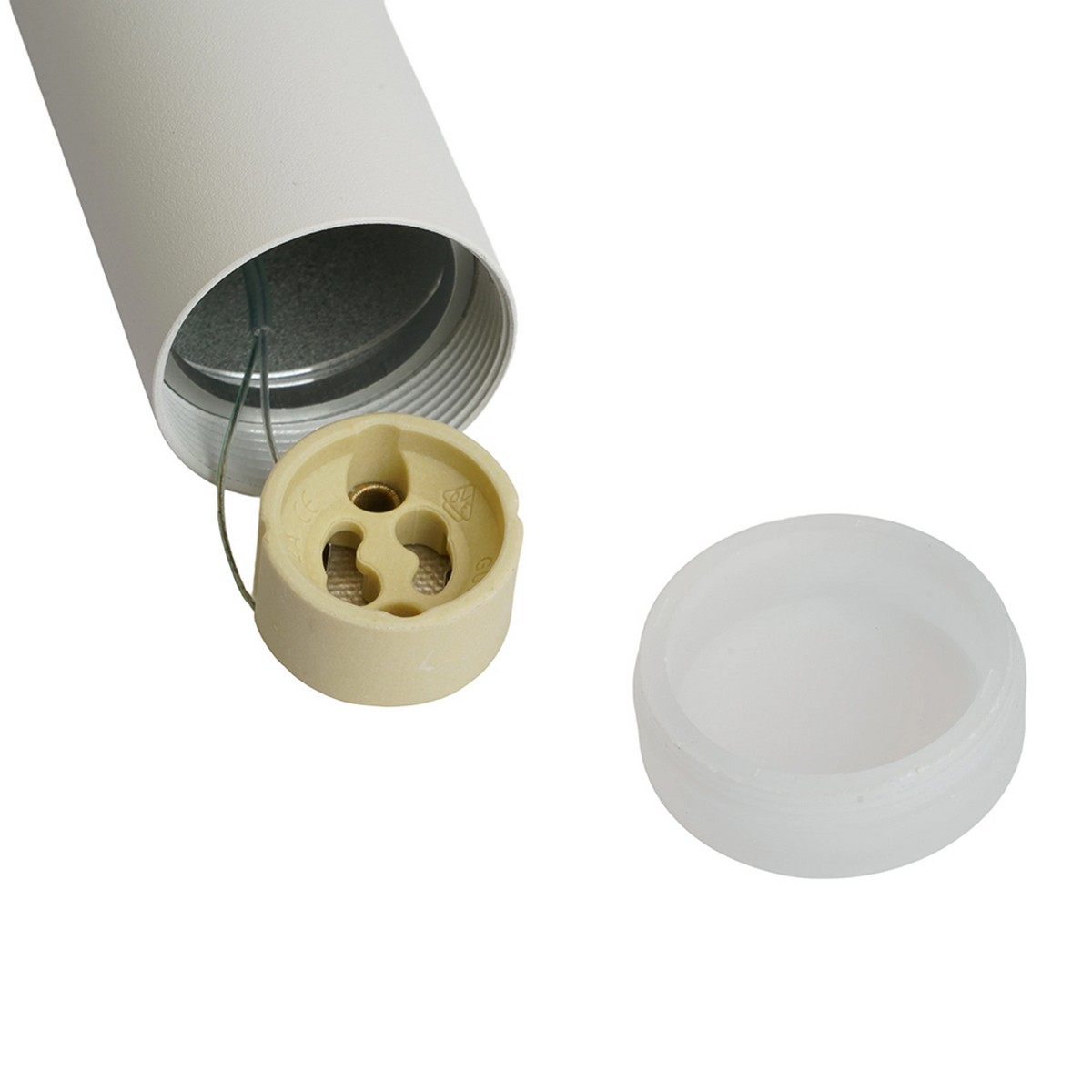 Подвесные светодиодные светильники Светильник потолочный Feron ML1028 Barrel levitation на подвесе MR11 белый 51396 