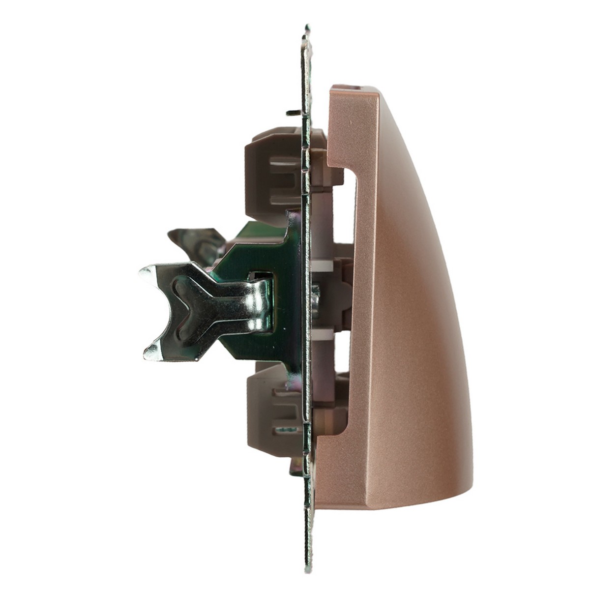 Катрин - Розетки и выключатели Stekker Кабельный вывод STEKKER Катрин шампань GLS00-7116-02 49467