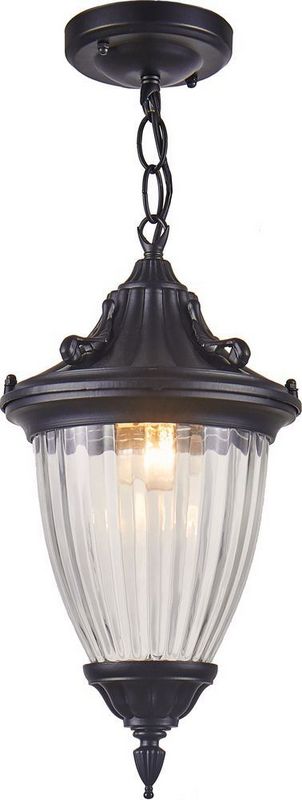 Уличные светильники на цепочке Светильник садово-парковый Feron PL585 на цепочке  60W 230V E27 черный 41166 