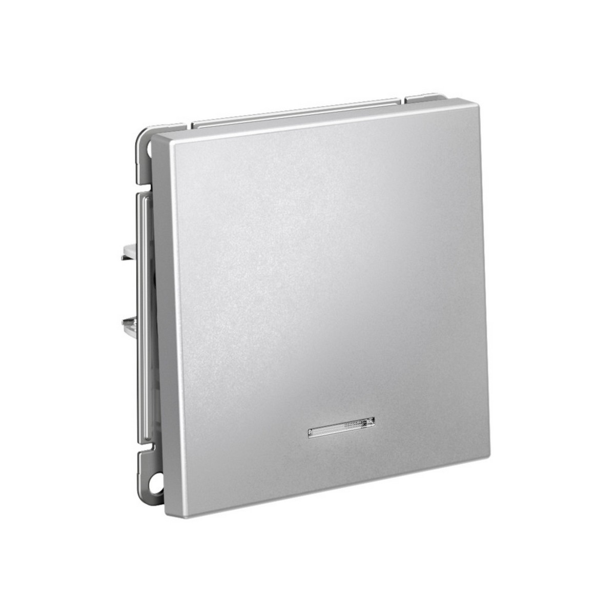 ArtGallery Алюминий Выключатель Systeme Electric ArtGallery Алюминий 1-клавишный с подсветкой  GAL000313