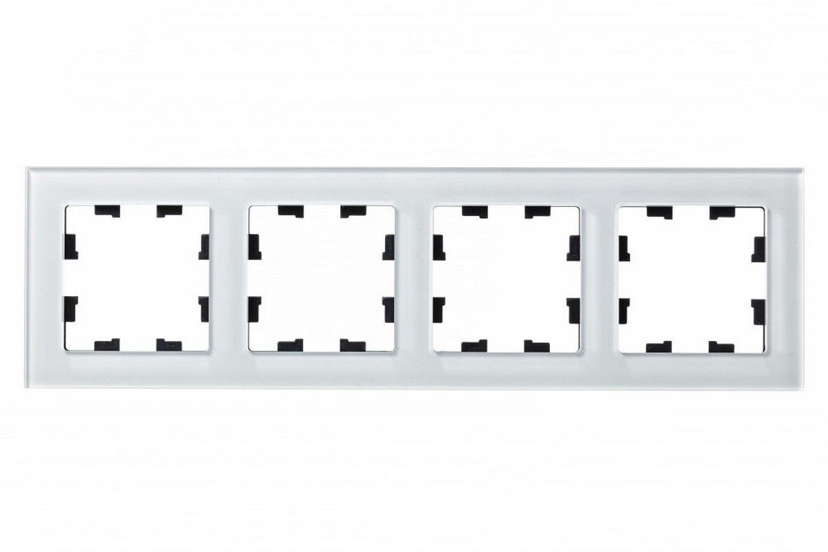 AtlasDesign Рамки Nature Рамка Systeme Electric AtlasDesign Nature Стекло белый 4-ая ATN320104