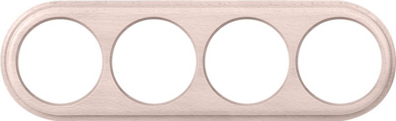 Werkel Ретро Рамка Werkel ретро WL15-frame-04 (беленый дуб) на 4 поста