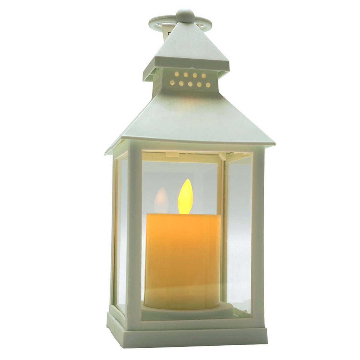 Световая фигура Feron LT133 Свеча "Волшебный фонарь" 1LED 2700K, батарейки 3*ААА, 22см, белый 51458