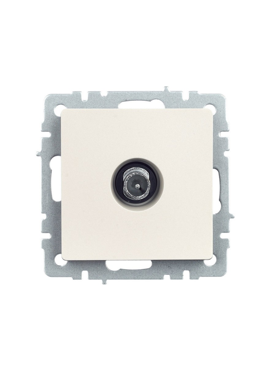 IEK Brite Жемчуг Розетка IEK BRITE TV проходная РТВ10-0-БрЖ жемчуг BR-A10-P-K36
