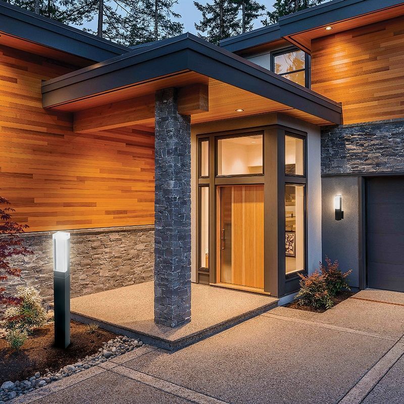 Уличные светильники столб Светильник уличный светодиодный Feron DH603 5W 250Lm 4000K черный 11707 