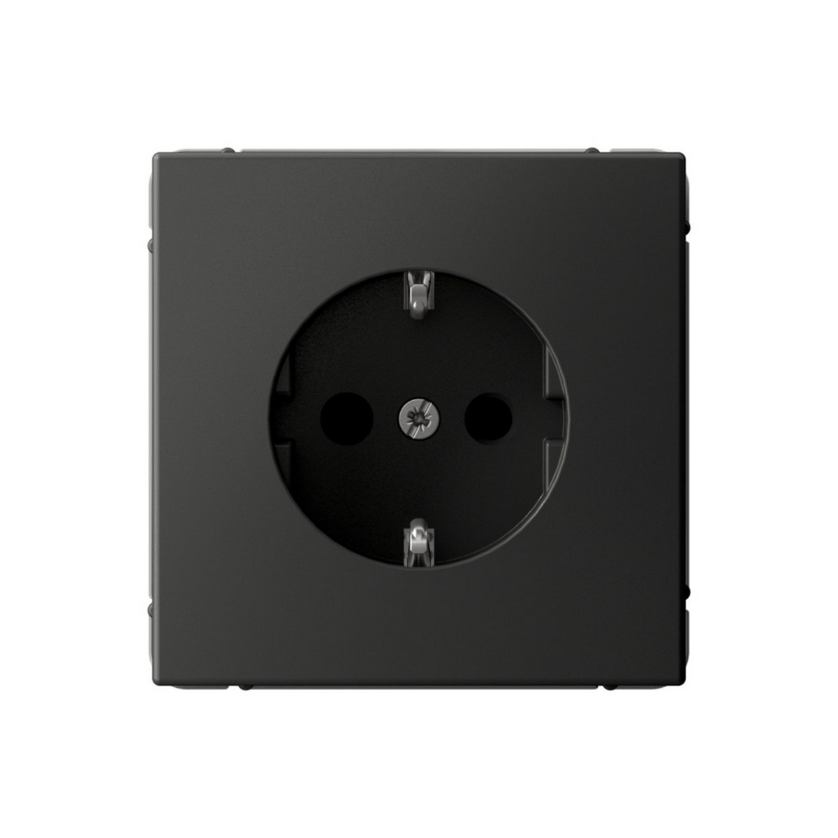ArtGallery Базальт Розетка SE ArtGallery Базальт с заземлением со шторками, 16А быстрозажим. клем. GAL001445S