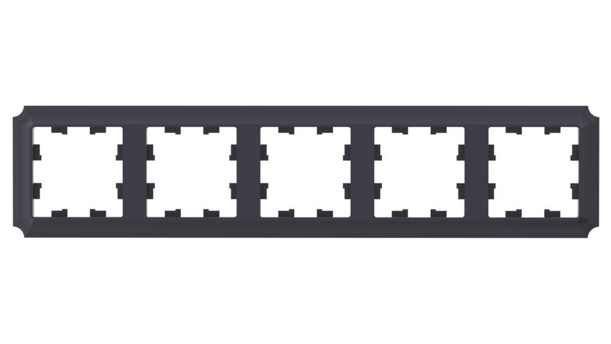 AtlasDesign Рамки Antique Рамка Systeme Electric AtlasDesign Antique Карбон 5-ая, универсальная ATN101005