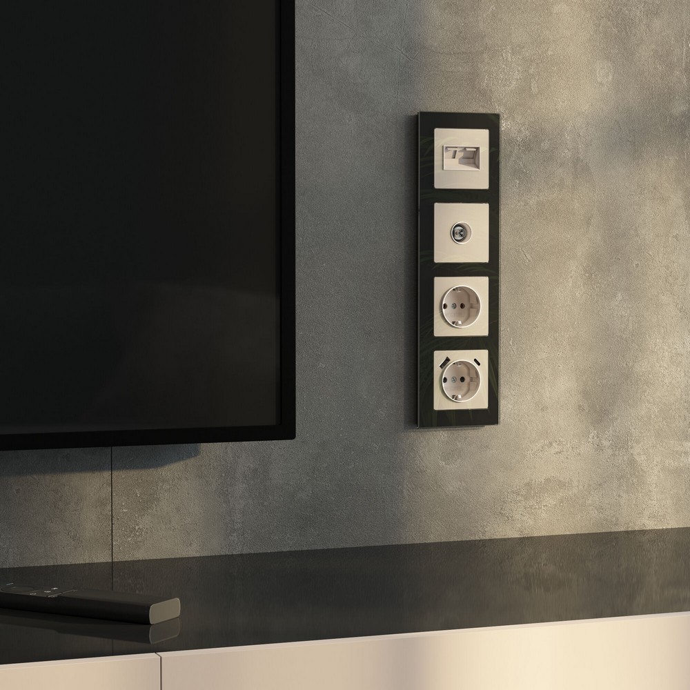 Werkel айвори акрил ТВ-Розетка Werkel оконечная (айвори акрил) W11830430