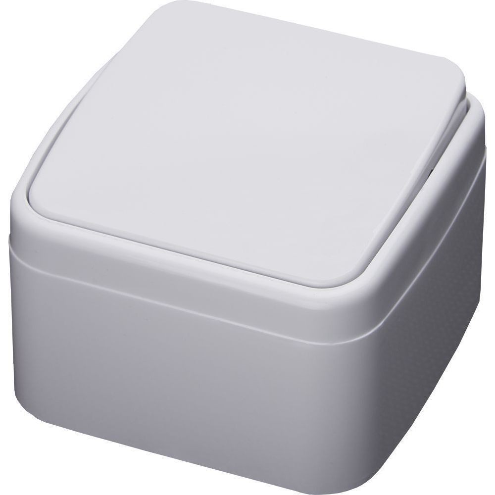 Накладные розетки и выключатели Stekker Выключатель 1-клавишный STEKKER PSW10-41-20 открытой установки 10А IP20 Basic белый 39031