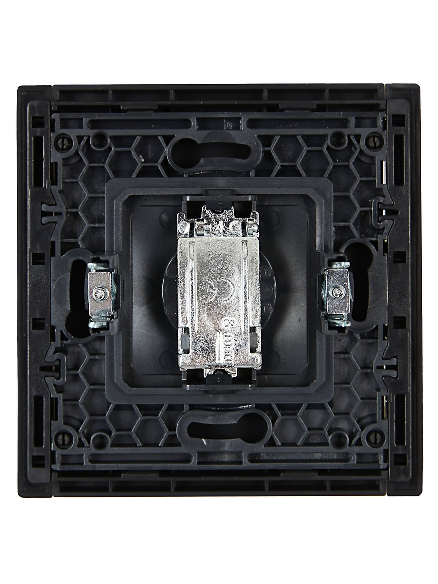 IEK FORTE&PIANO Черный Розетка IEK FORTE&PIANO Черный TV оконечная FP128