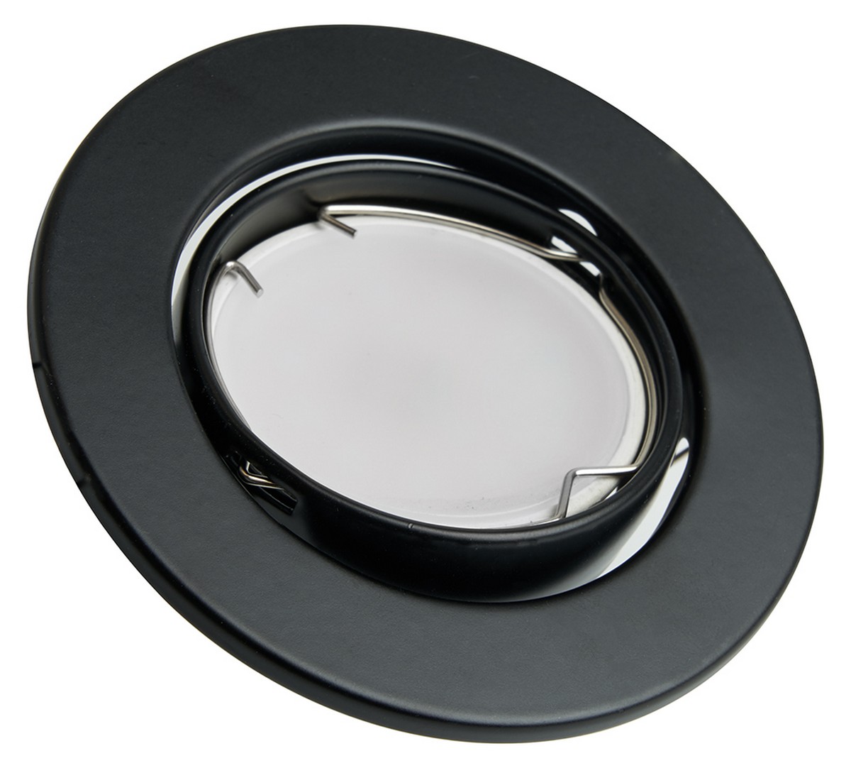 Встраиваемые светодиодные светильники Светильник потолочный встраиваемый Feron DL11 MR16 50W G5.3 чёрный матовый 48466 