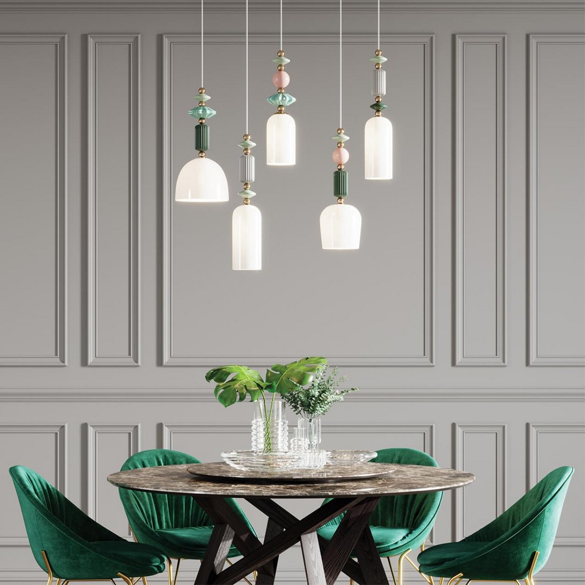 Подвесные светодиодные светильники Подвес ODEON LIGHT 4861/1 CANDY 