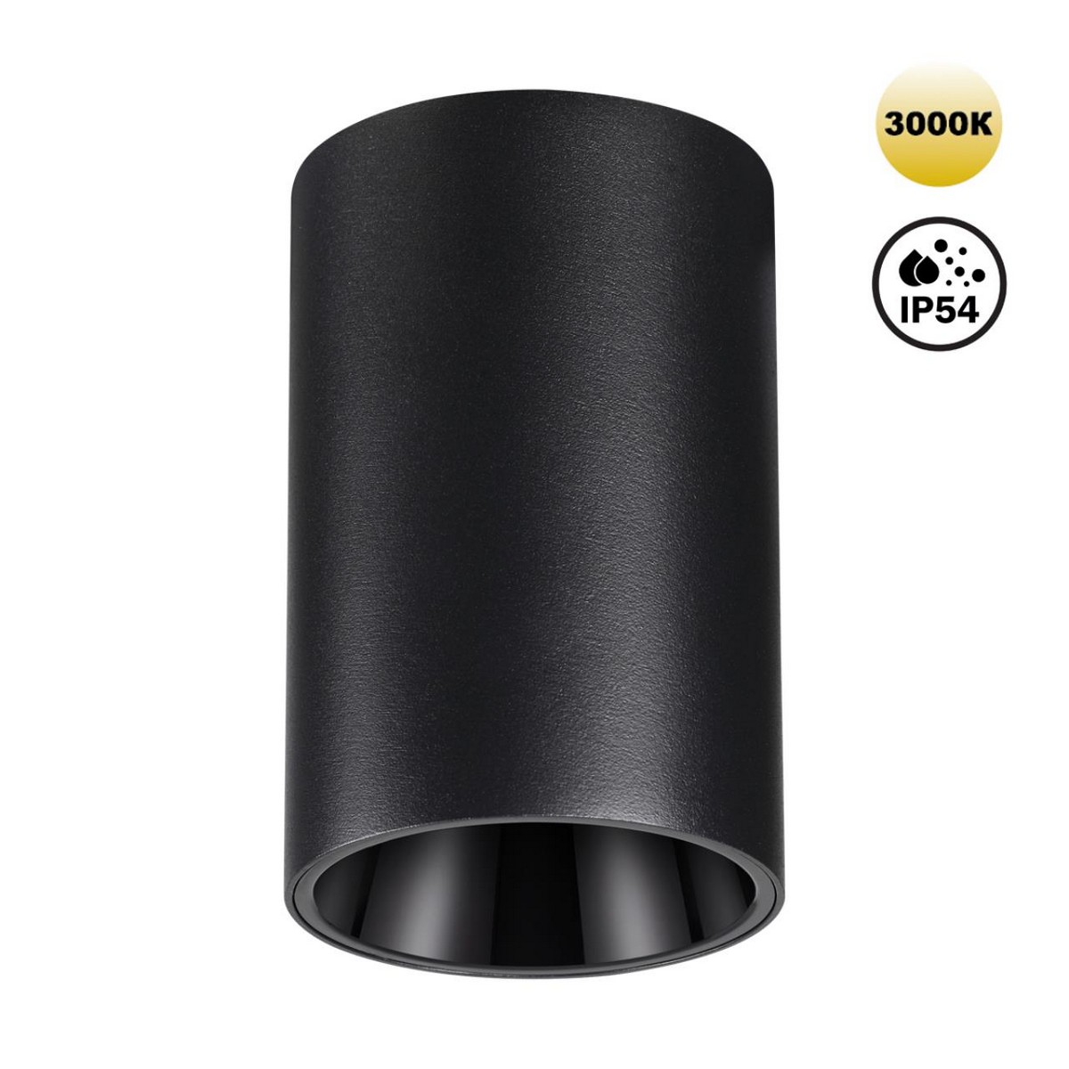 Накладные светодиодные светильники Светильник накладной влагозащищённый светодиодный NOVOTECH RECTE 359418