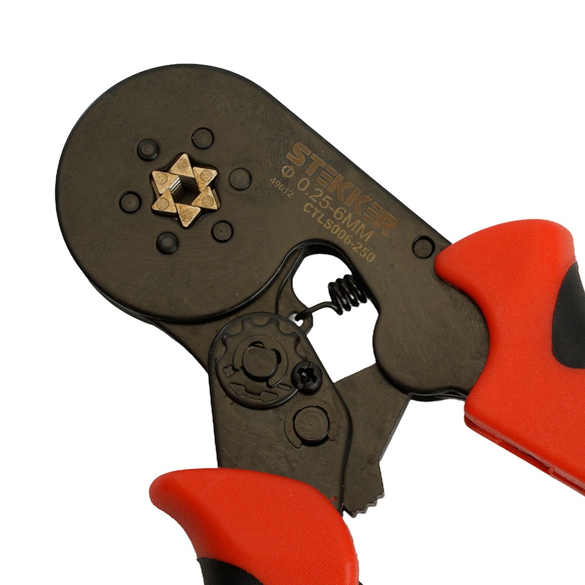 Кримпер STEKKER CTLS006-250 для обжима НШВИ 0,25-6мм2 6 сегментов 49612 фото