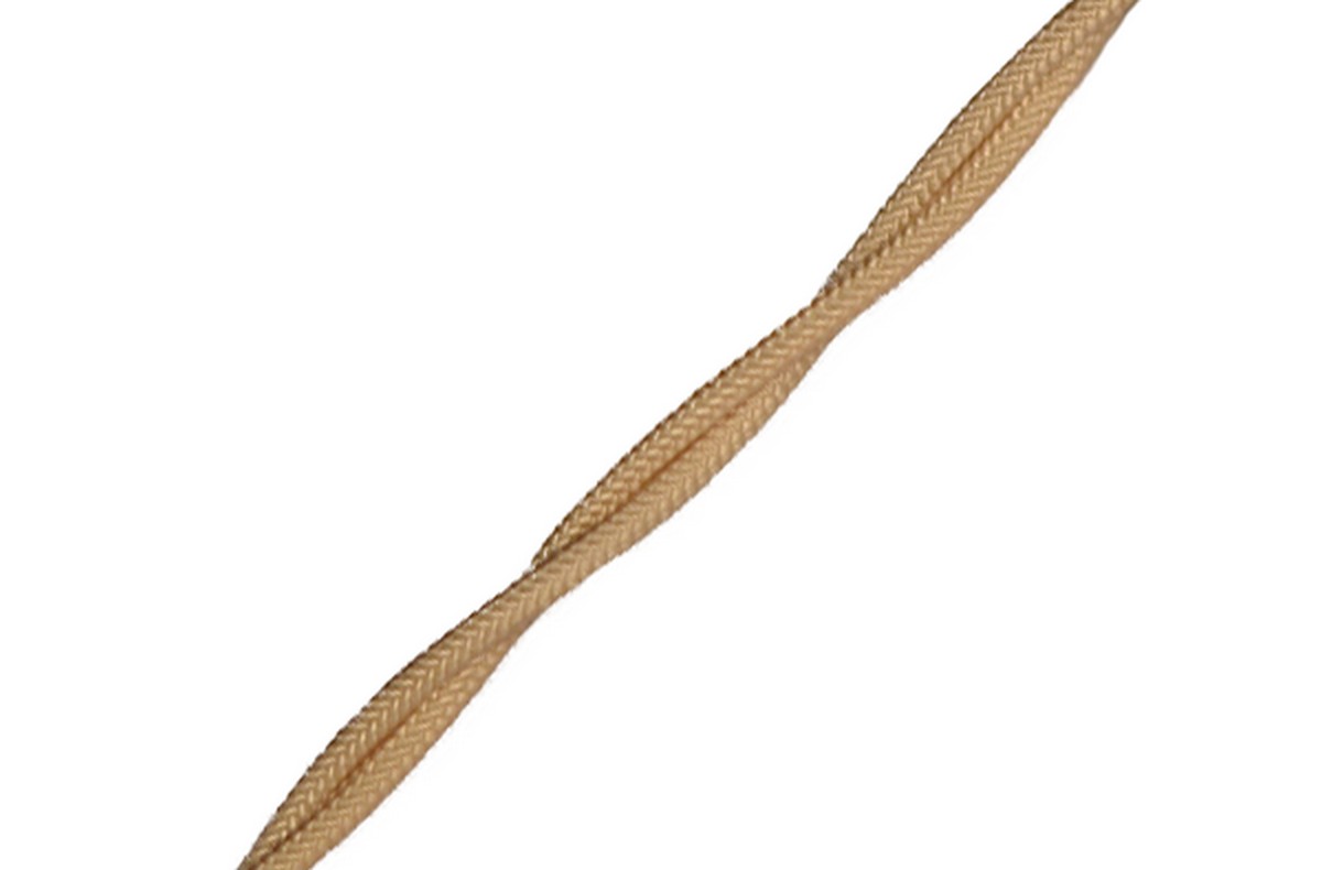 Витой ретро провод (кабель) Витой провод ретро BIRONI 3*0,75 цвет песочное 