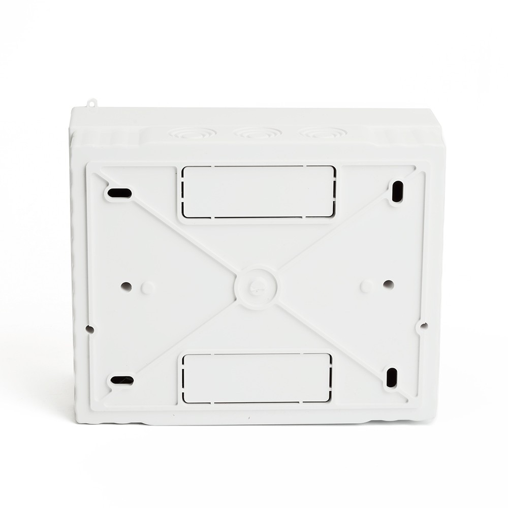 Пластиковые боксы и щиты Stekker Бокс настенный STEKKER EBX50-3/06-20 6 модулей белый пластик серия Standart 49642