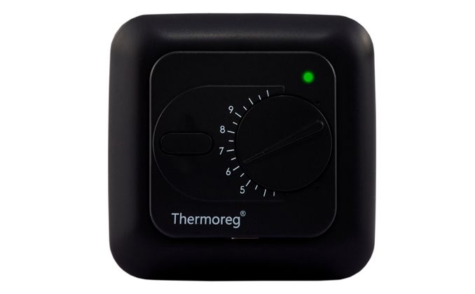 Терморегуляторы для теплого пола Терморегулятор Thermoreg TI-200 черный