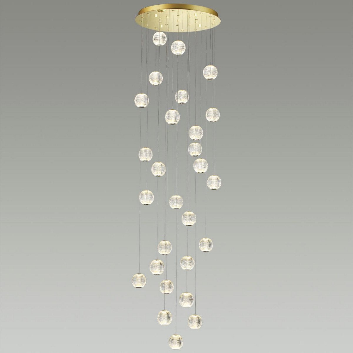 Люстра каскадная ODEON LIGHT 5008/120L CRYSTAL