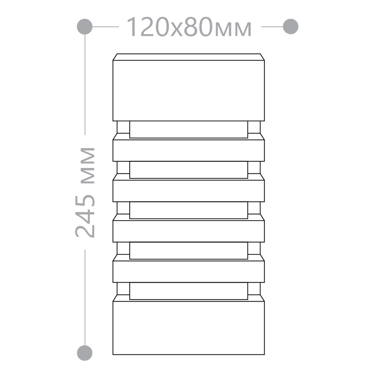 Уличные настенные светильники Светильник садово-парковый Feron DH0602 на стену E27 230V черный 11876 