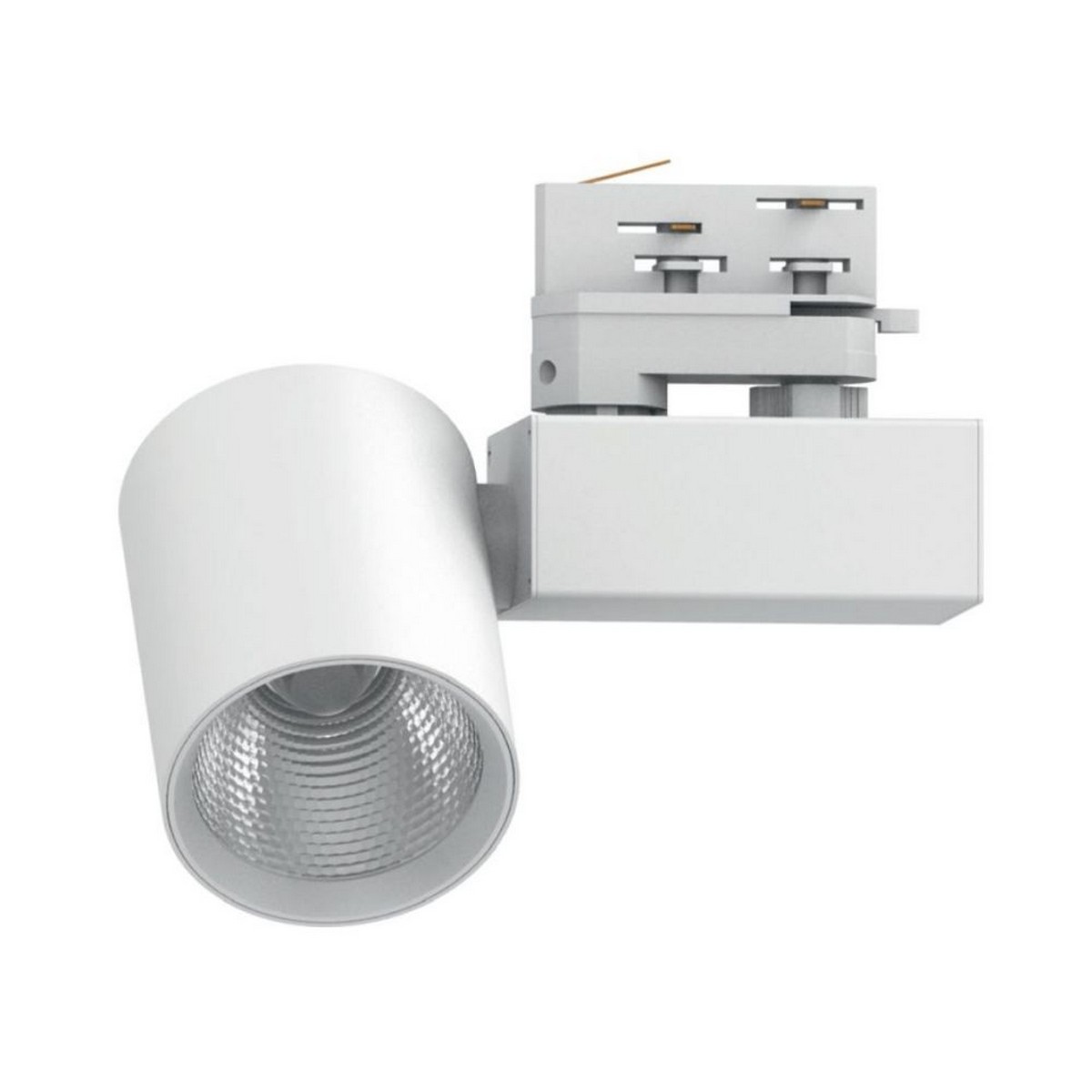 Трековые светодиодные светильники Светодиодный светильник Feron AL148 трековый на шинопровод 20W 4000K 35 градусов белый 3х фазный 51602