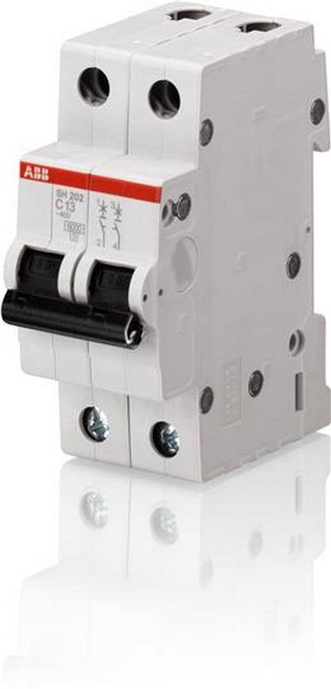 2 полюсные (двухполюсные) Автоматический выключатель ABB SH202 50A (C) 6kA 2CDS212001R0504