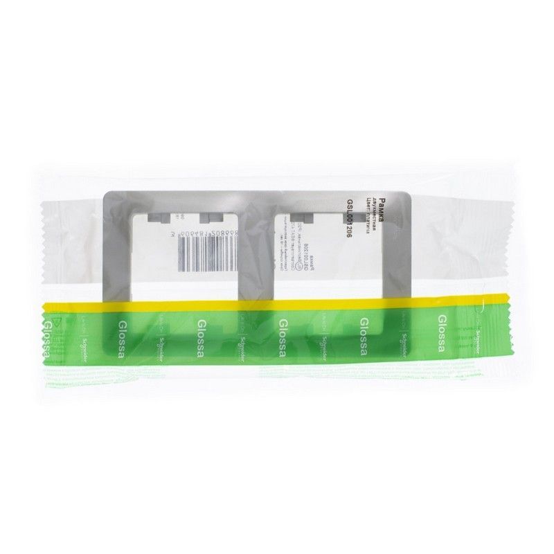 Glossa Платина Рамка Systeme Electric Glossa Платина 2-ая вертикальная GSL001206