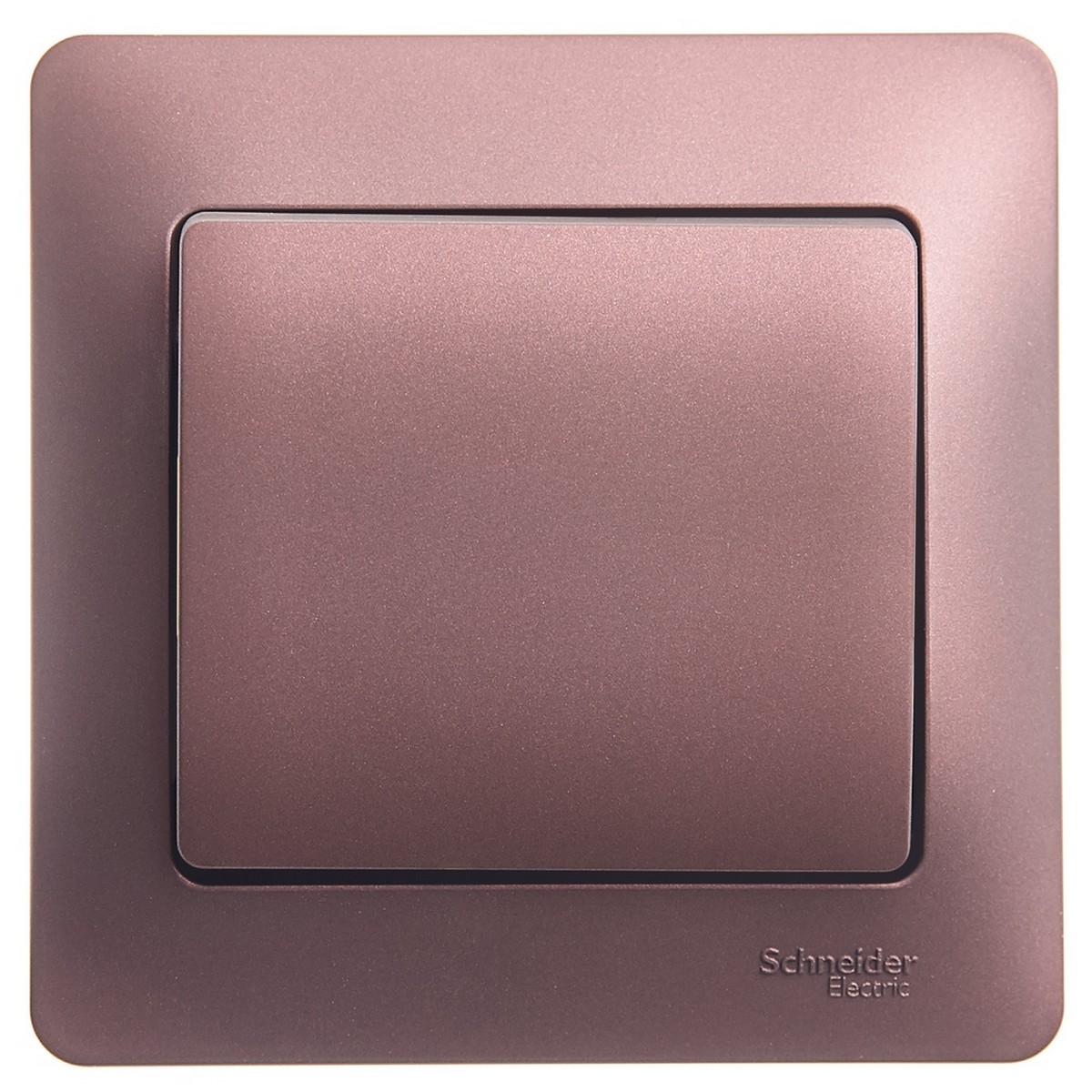 Glossa Баклажан Выключатель 1-клавишный Systeme Electric Glossa Баклажановый (в сборе) GSL001112