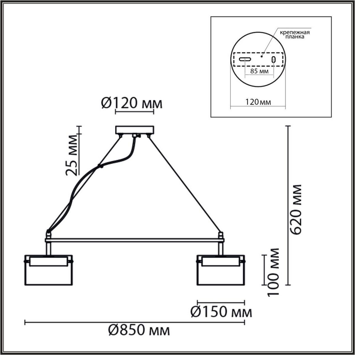Люстры Светильник подвесной LUMION 8232/8 NATALINA 