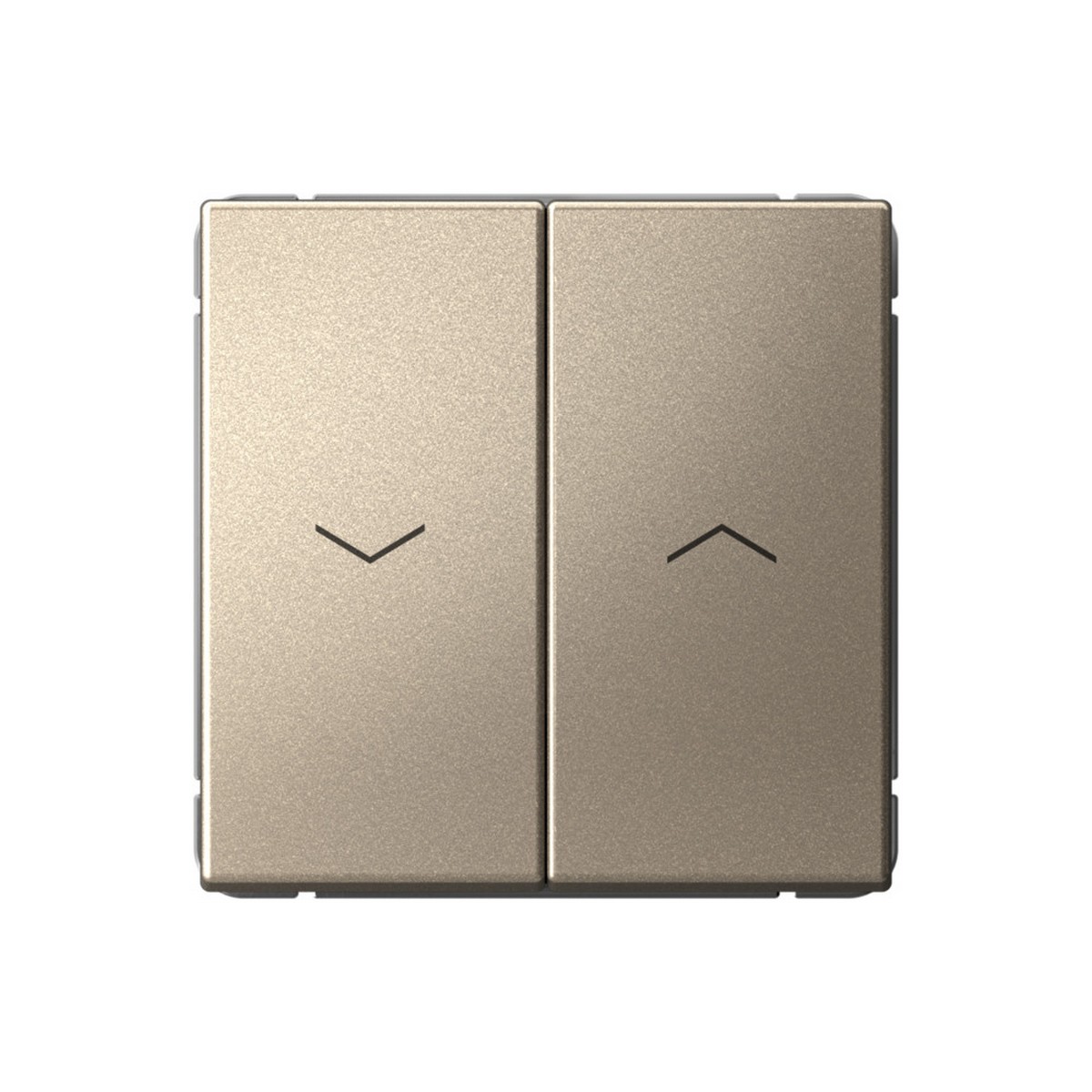 ArtGallery Шампань Выключатель SE ArtGallery Шампань 2-клавишный для жалюзи быстрозажим. клем. GAL000519S