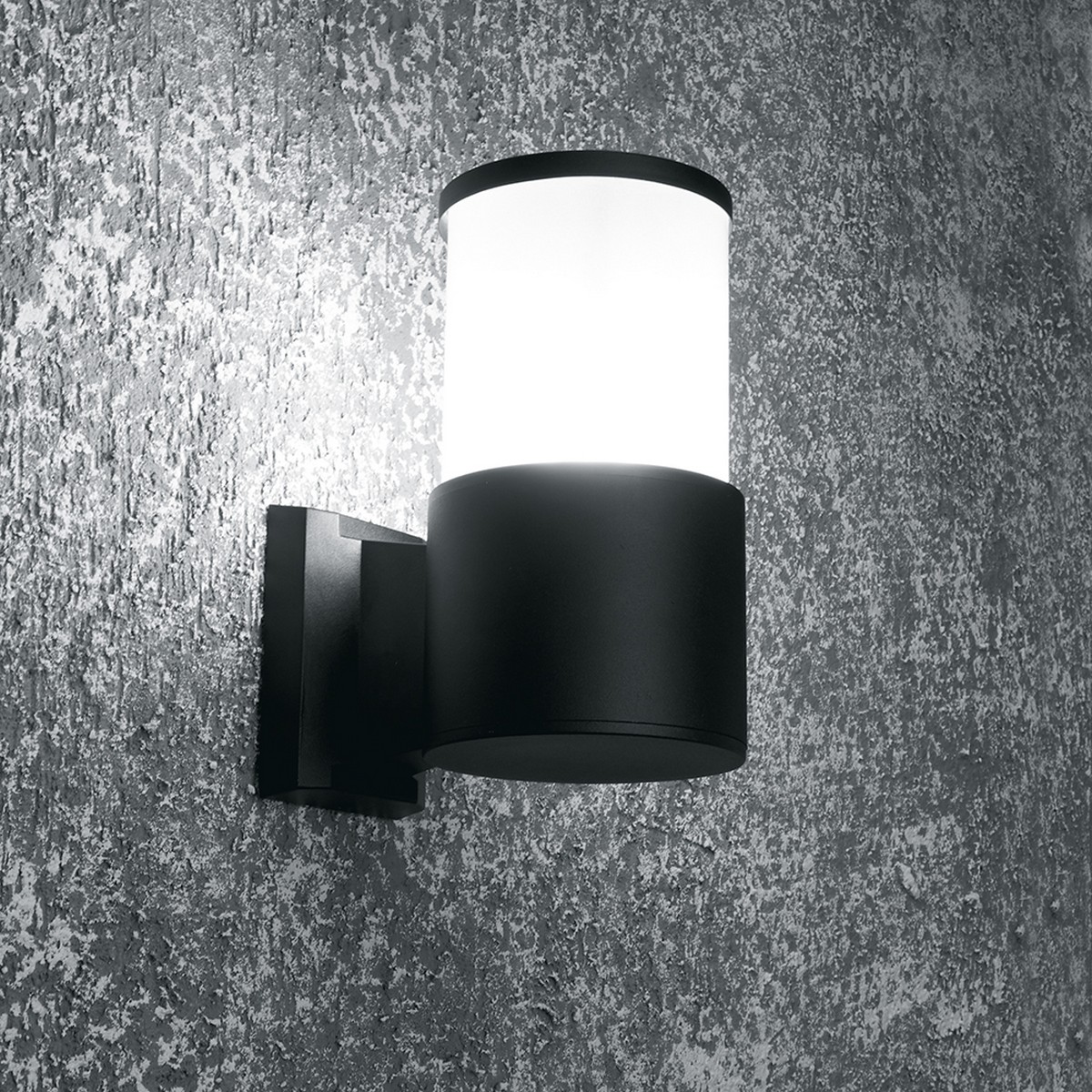 Уличные настенные светильники Светильник садово-парковый Feron DH0904 на стену вверх  E27 230V черный 11656 