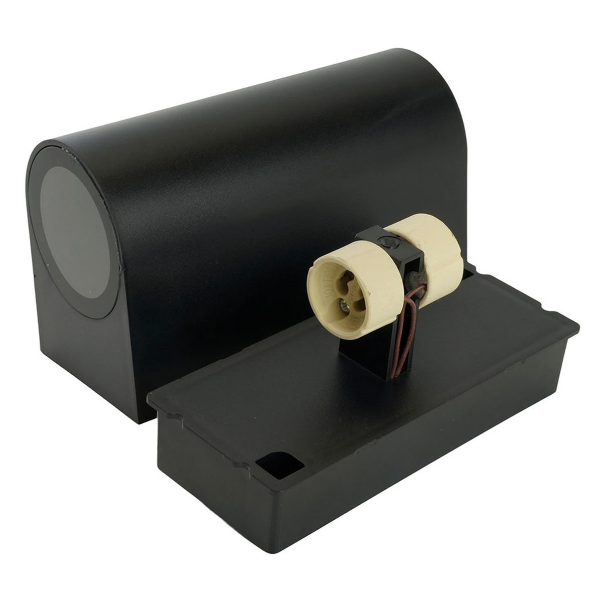 Уличные настенные светильники Светильник садово-парковый Feron.ONE DH015-P на стену 2*GU10 черный пластик 51545 