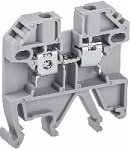 Комплектующие для щитов Зажим наборный изолированный (винтовой) ЗНИ - 4,0 (JXB4), серый, STEKKER, LD550-40 39355