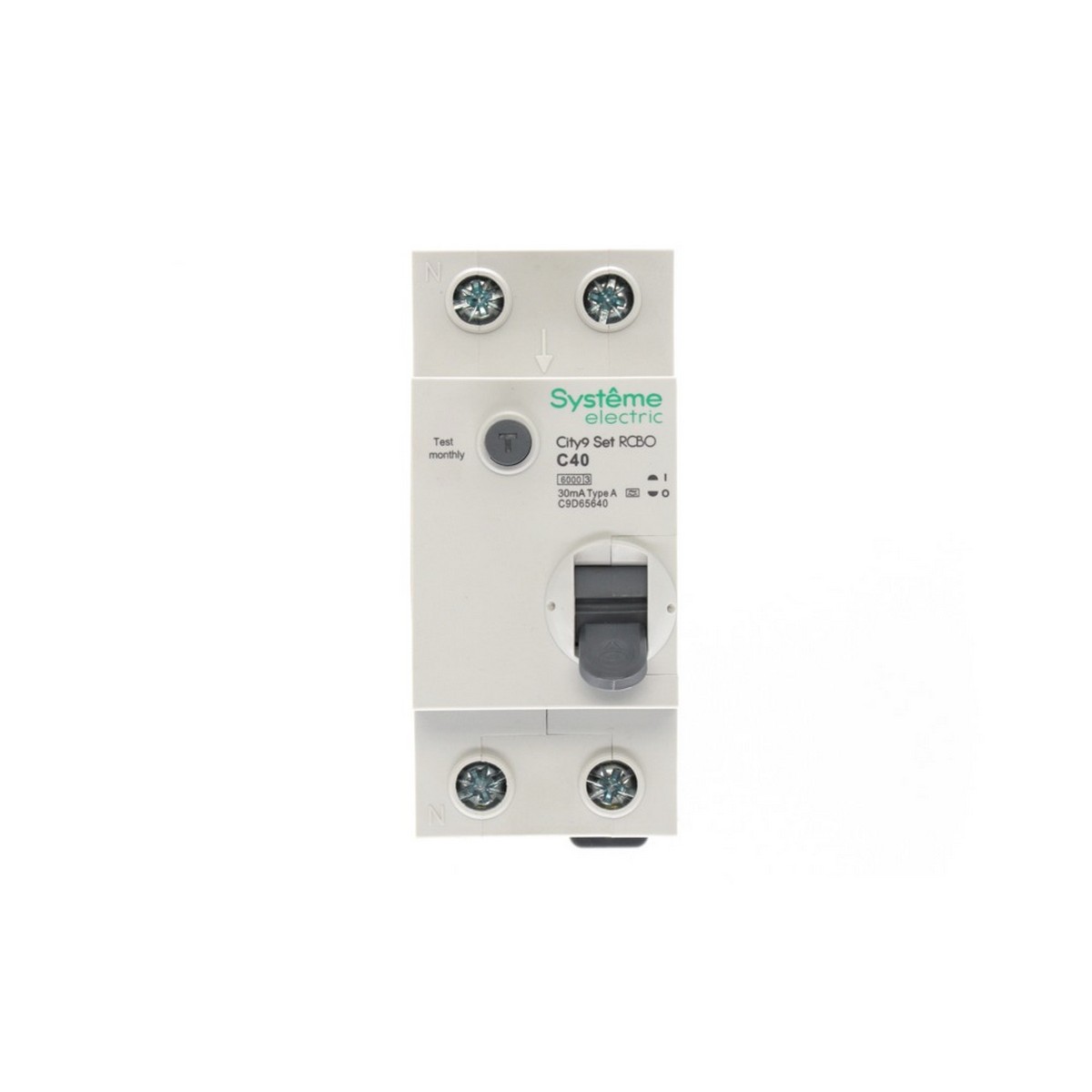 Schneider Electric Авт. выкл. диф. тока Systeme Electric City9 Set (АВДТ) 1P+N С 40А 6kA 30мА Тип-A C9D65640 