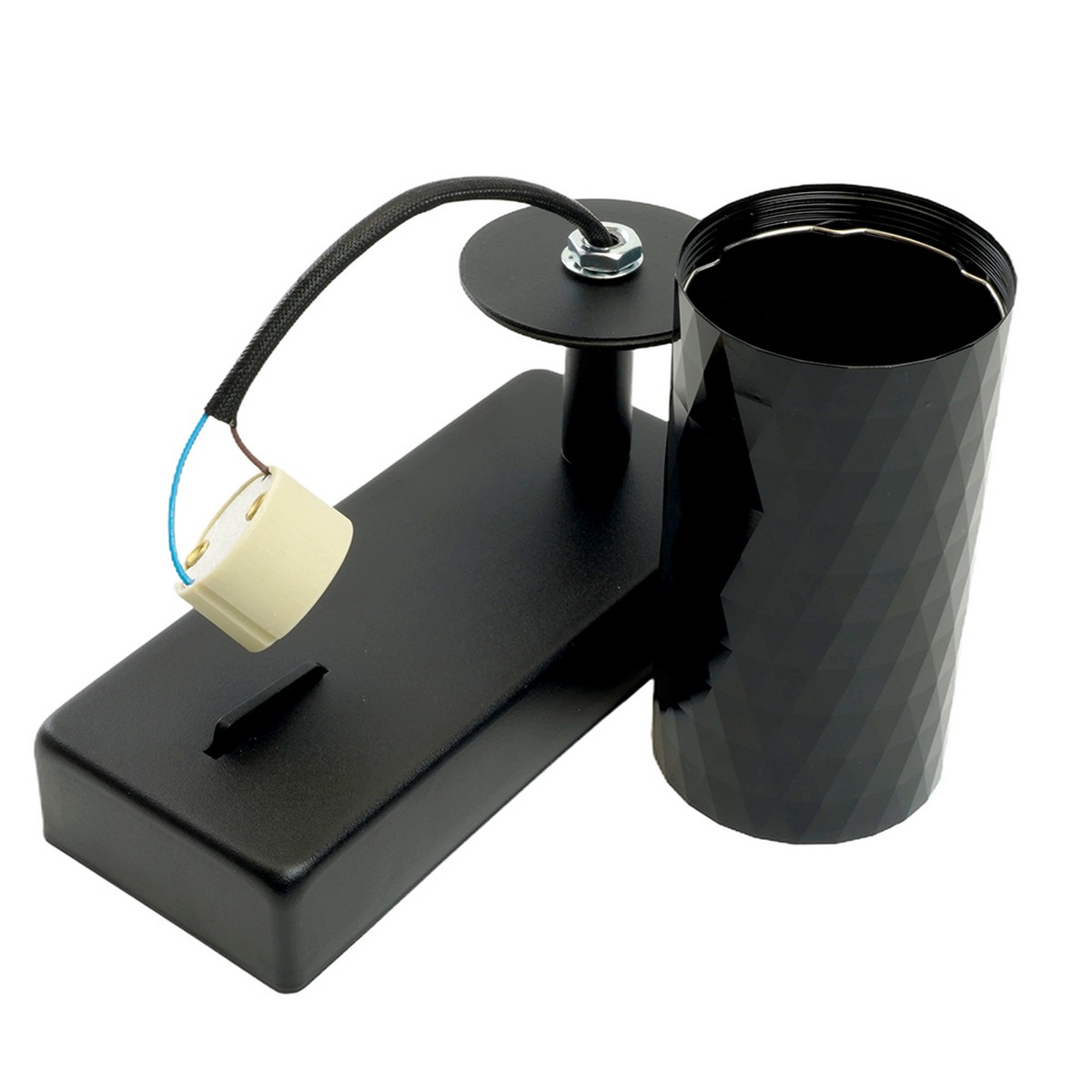 Светильники споты светодиодные Светильник спот Feron ML1880 PRISM GU10 чёрный 48672 