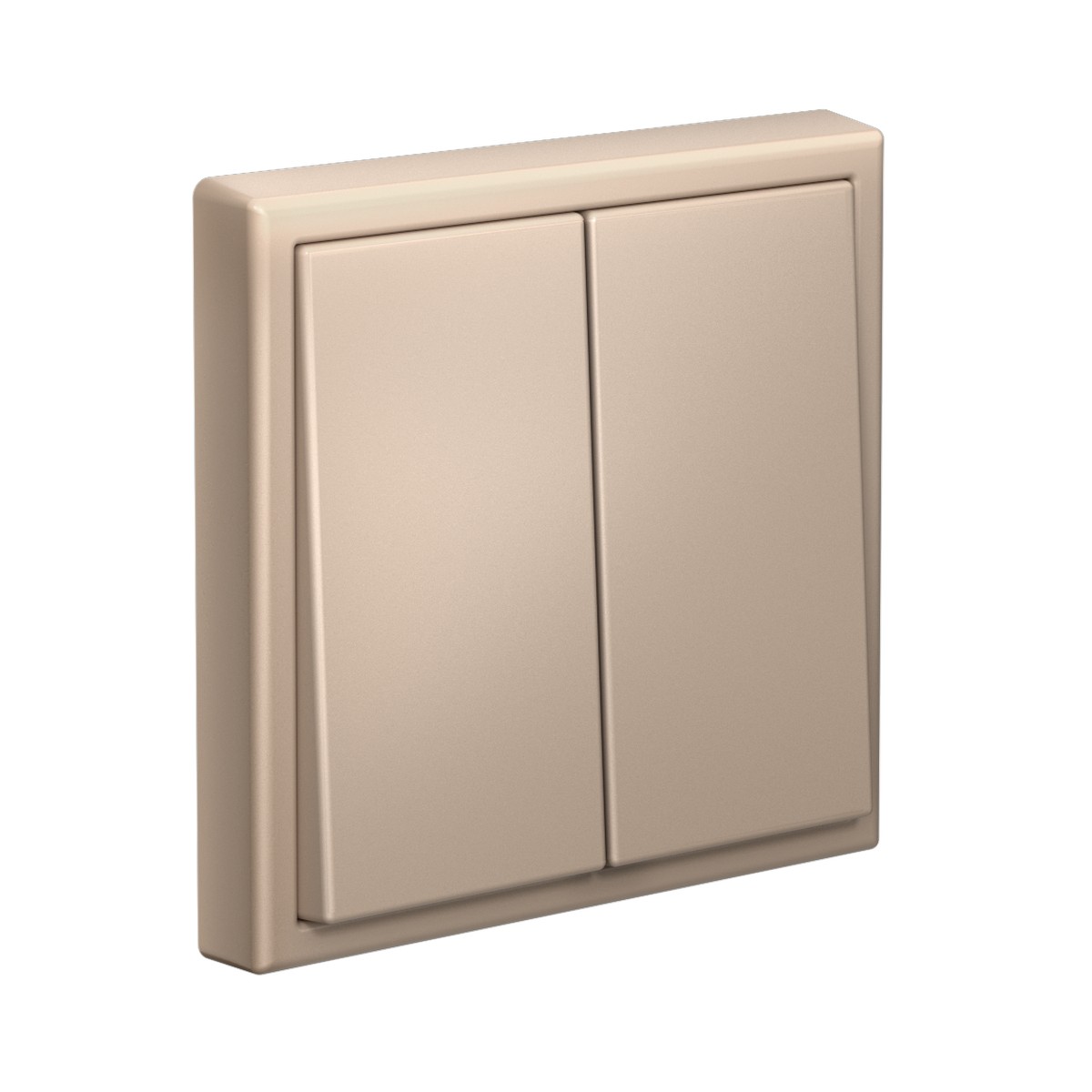 ArtGallery Песочный Выключатель Systeme Electric ArtGallery Песочный 2-клавишный кнопочный  GAL001217