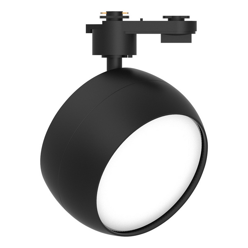 Трековые светодиодные светильники Светильник Feron AL167 трековый однофазный на шинопровод под лампу GX70 черный 48551 