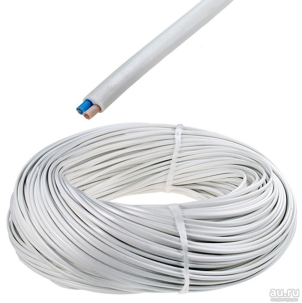 Провод ПВС, ШВВП, ПУГНП мягкий Провод ШВВП 2x0,5 ГОСТ 7399-97 ККЗ