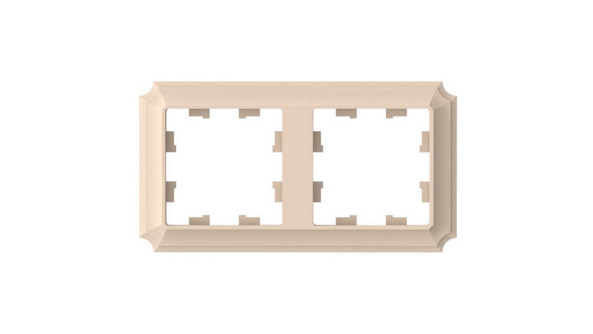 AtlasDesign Рамки Antique Рамка Systeme Electric AtlasDesign Antique Песочный 2-ая, универсальная ATN101202