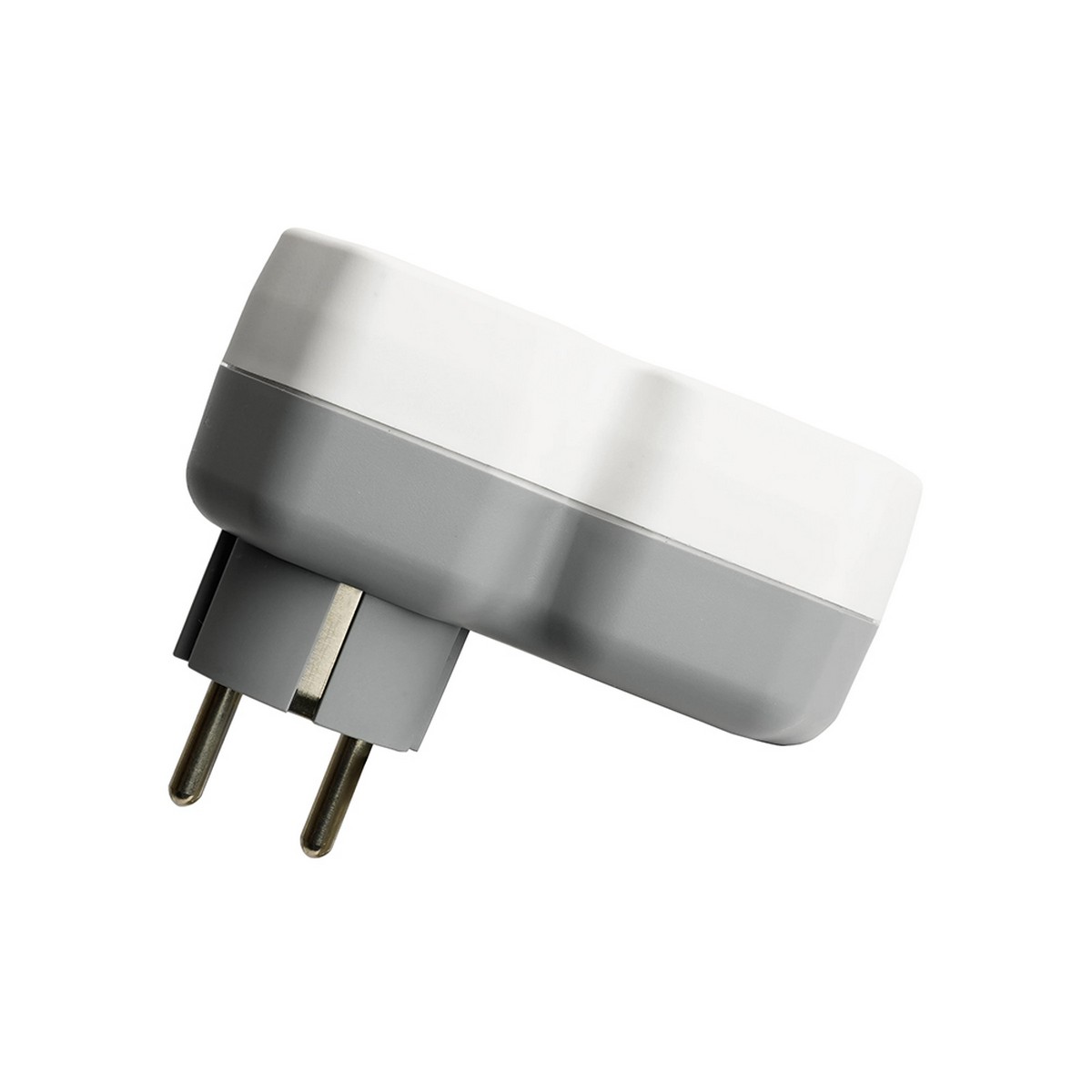 Колодки и удлинители, тройники Разветвитель сетевой на 1 выход с/з STEKKER USB A+ Type C белый/серый ADP16-16-20 50109 