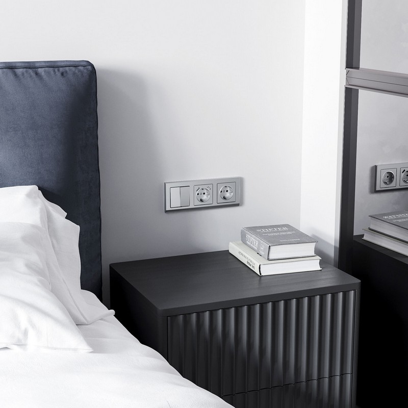 Werkel Серебряный матовый Накладка Werkel для розетки USB  (серебряный матовый) W1179565