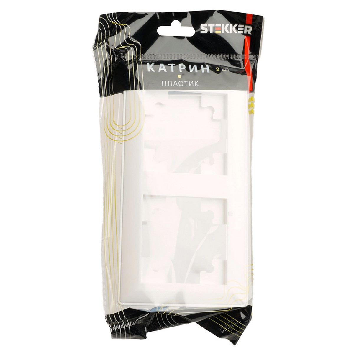 Катрин - Розетки и выключатели Stekker Рамка STEKKER PFR00-7002-01 2-ая Катрин белый 39793