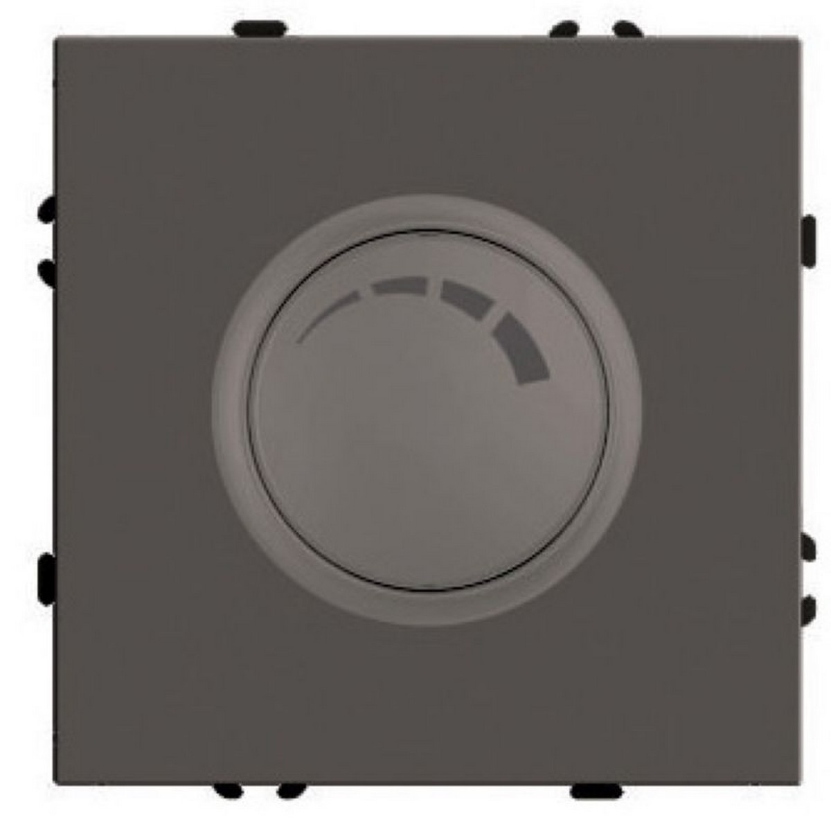 Эмили - Розетки и выключатели Stekker Выключатель диммирующий STEKKER Эмили RSW10-5106-09 500W антрацит soft touch 49920