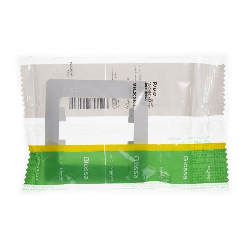 Glossa Белый Рамка Systeme Electric Glossa Белый 1-я GSL000101