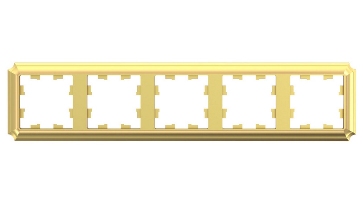 AtlasDesign Рамки Antique Рамка Systeme Electric AtlasDesign Antique Золото 5-ая, универсальная ATN101605