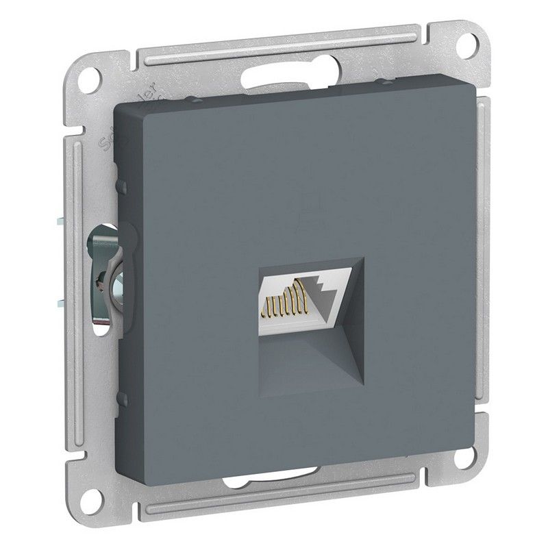 AtlasDesign Грифель Розетка компьютерная Systeme Electric AtlasDesign Грифель RJ45 кат. 6A механизм ATN000786