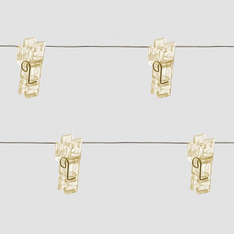 Гирлянда линейная Feron CL573 Прищепки статичная 1.8м USB 2700K 41650