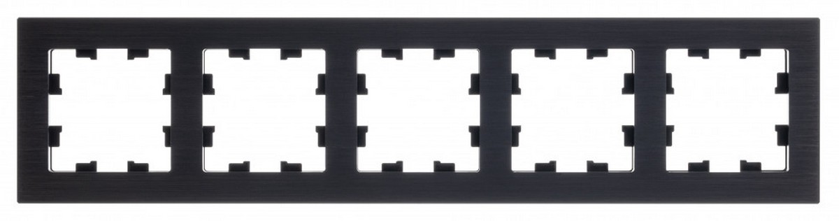 AtlasDesign Рамки Nature Рамка Systeme Electric AtlasDesign Nature Металл оникс 5-ая универсальная ATN312305