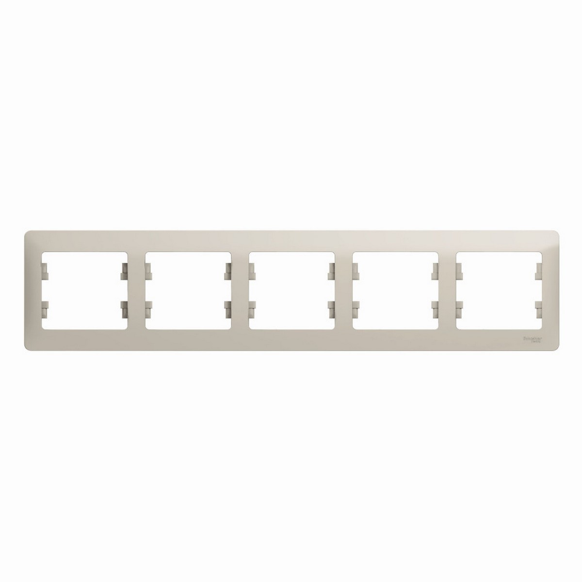 Glossa Молочный Рамка Systeme Electric Glossa Молочная 5-ая горизонтальная GSL000905